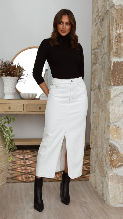 Sammi Turtle Neck Knit Black