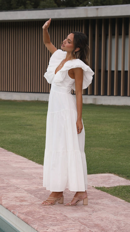 Emma Maxi Dress White