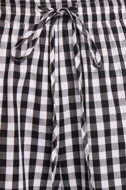 Marina Pant Black Gingham