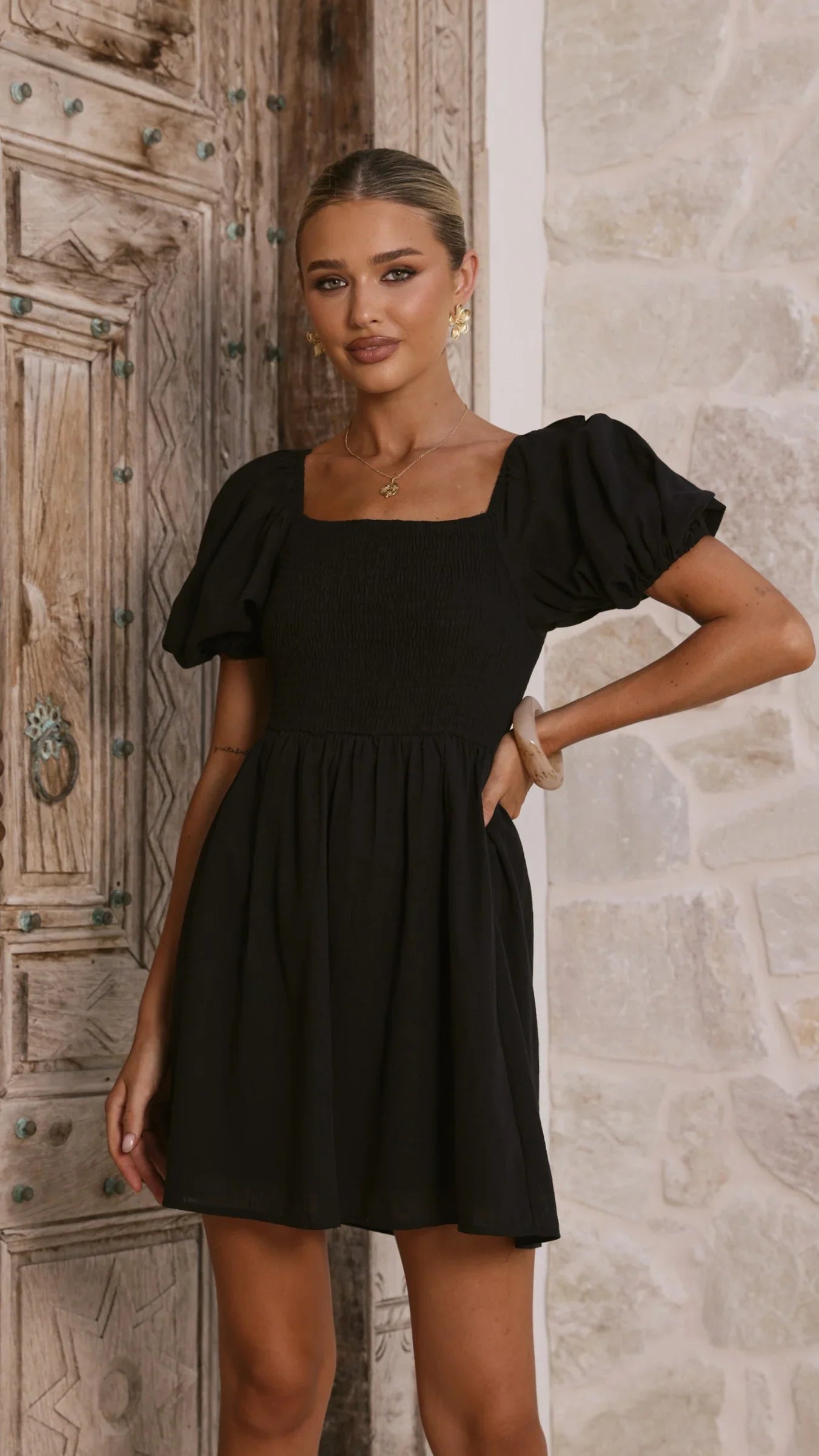 Marissa Mini Dress Black