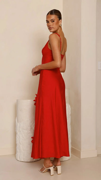 Lavara Maxi Dress Red