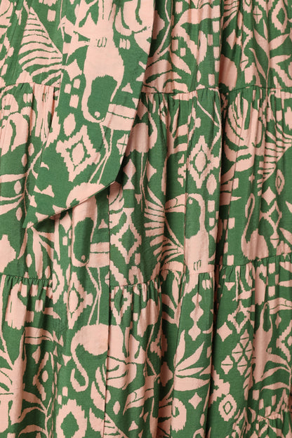 Lani Midi Skirt Green