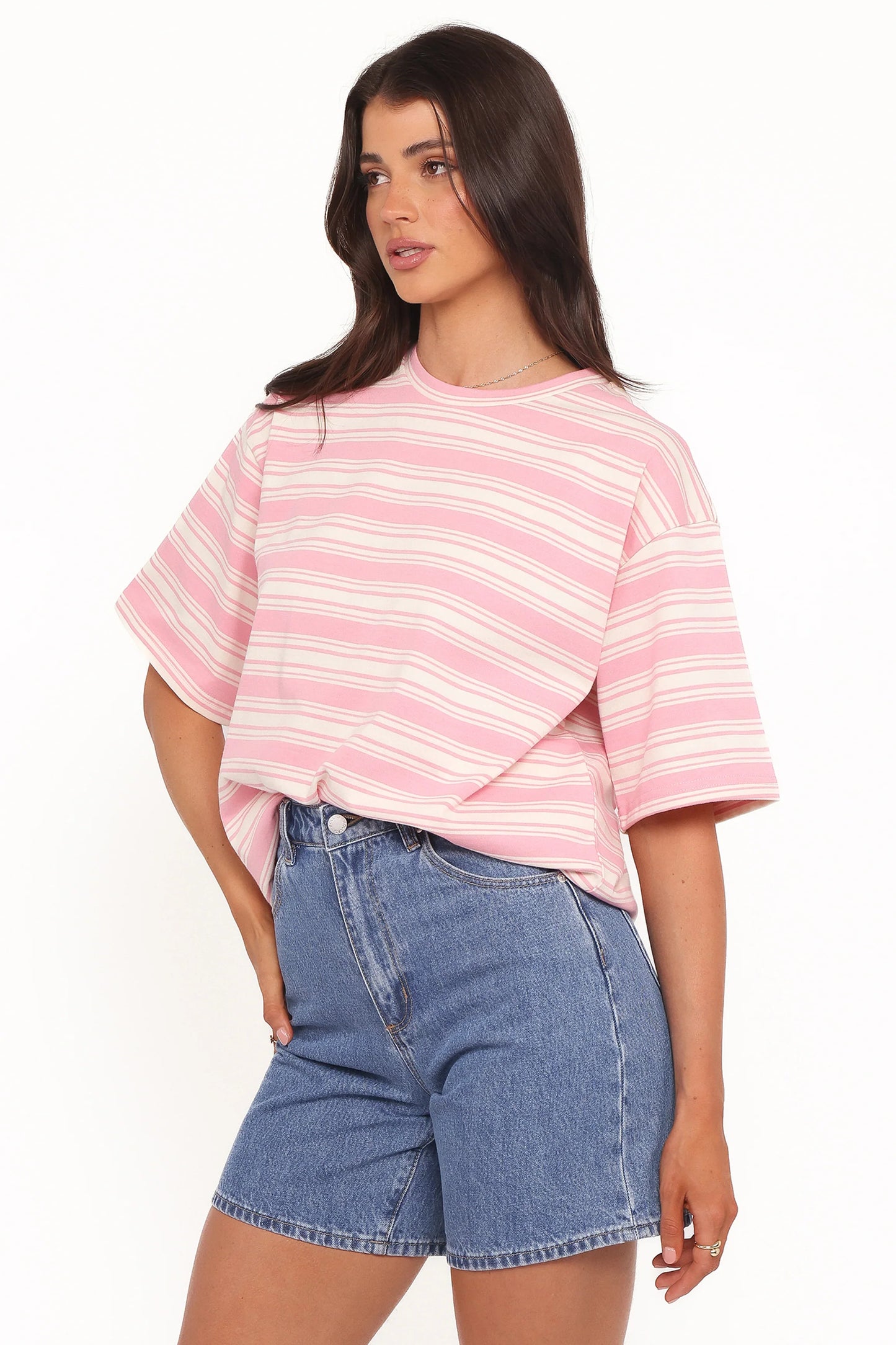 Zestora Tee White Pink