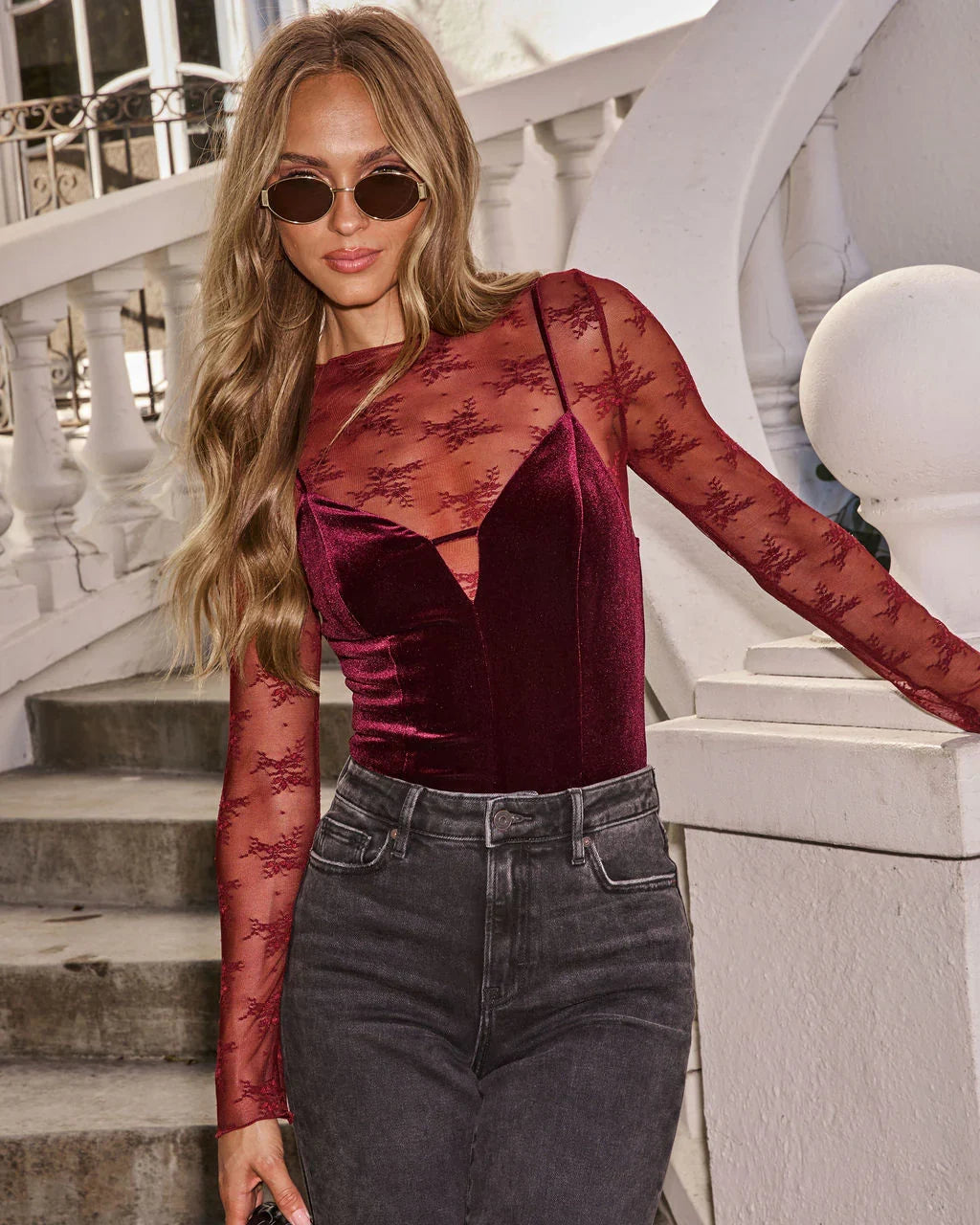 Amour After Velvet Bodysuit