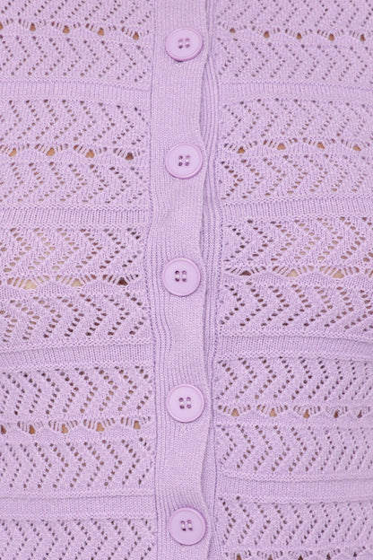 Paige Knit Skirt Set Lilac