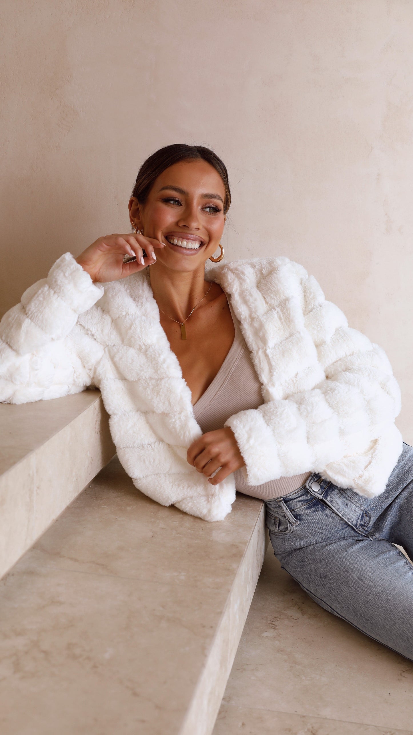 Tully Crop Jacket White