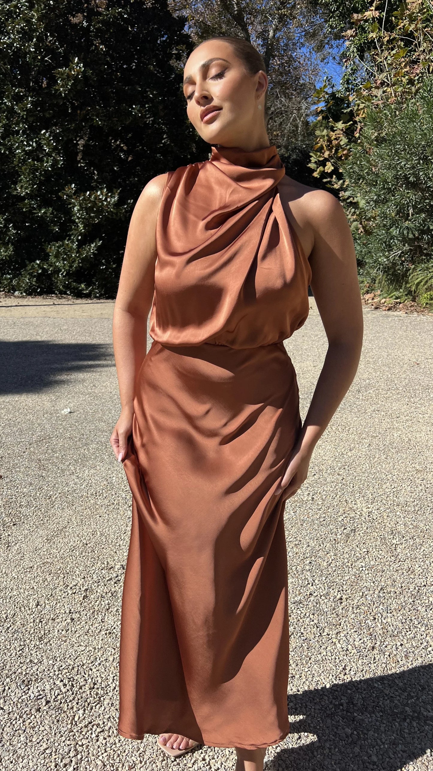 Esther Maxi Dress Copper