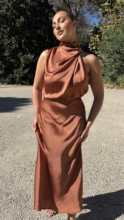 Esther Maxi Dress Copper