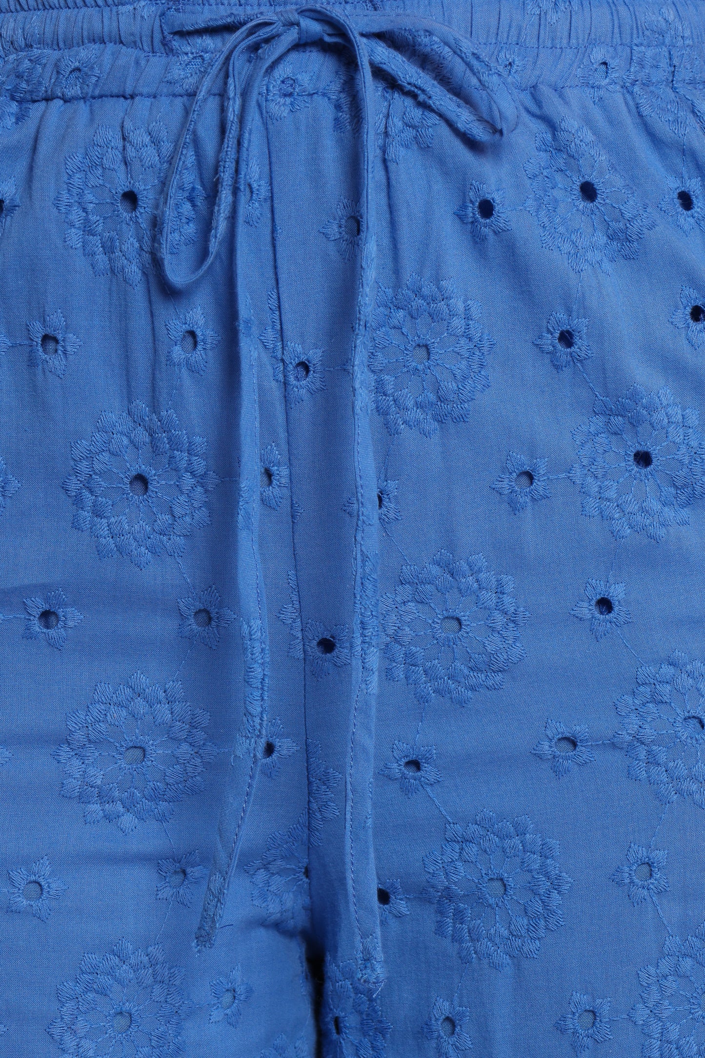 Katya Embroidered Pants Cobalt