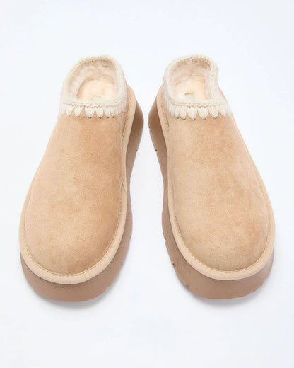 Emberlane Embroidered Platform Mules