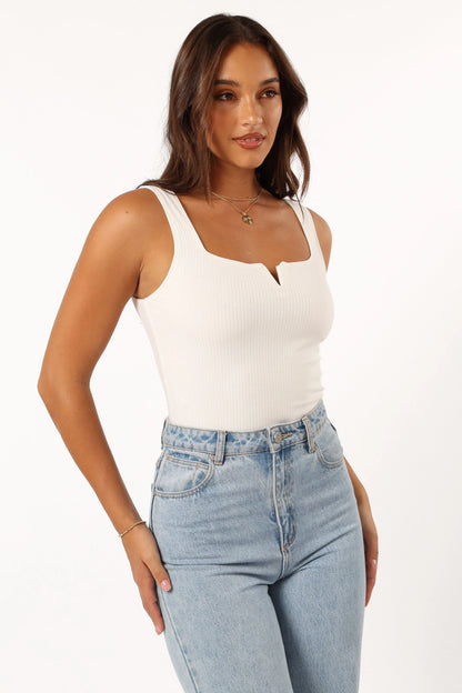 Santina Top White