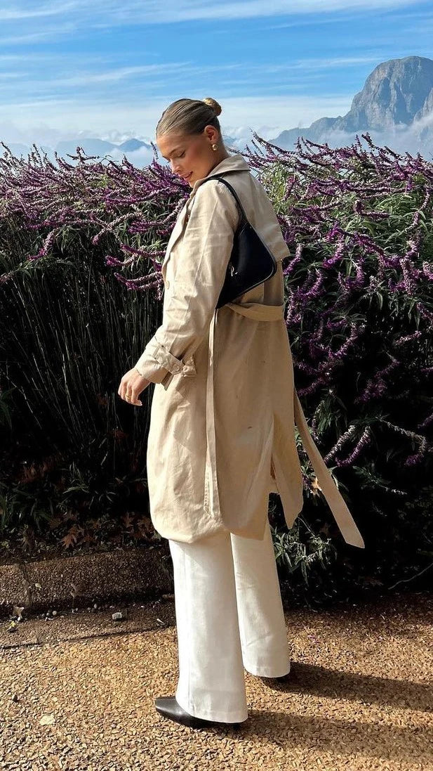 Byron Trench Coat Camel