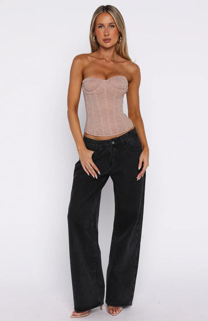 Cosmopolitan Strapless Bustier Champagne