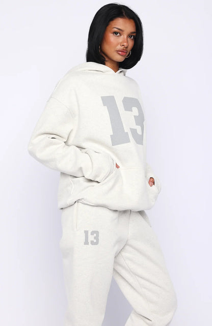 Its Your Chance Oversized Hoodie Grey Marle