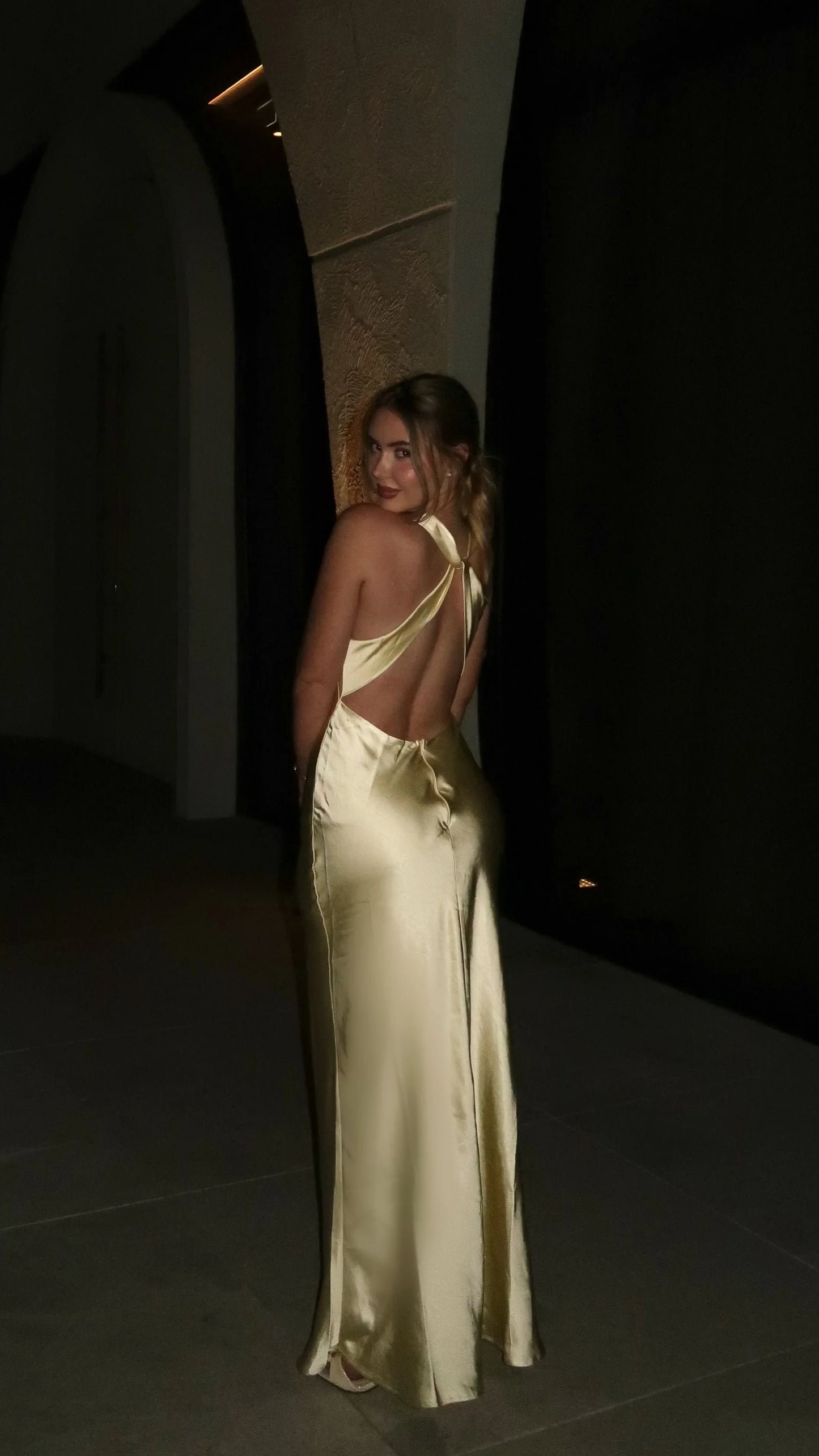 Eva Maxi Dress Yellow