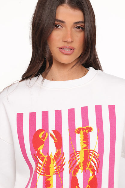 Goodwin Lobster Sweatshirt White