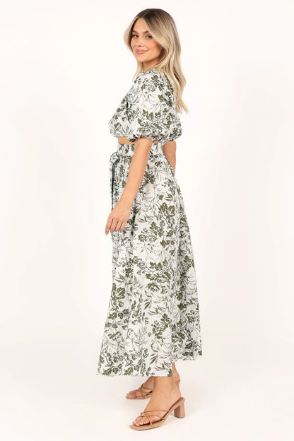 Delilah Set Green Floral