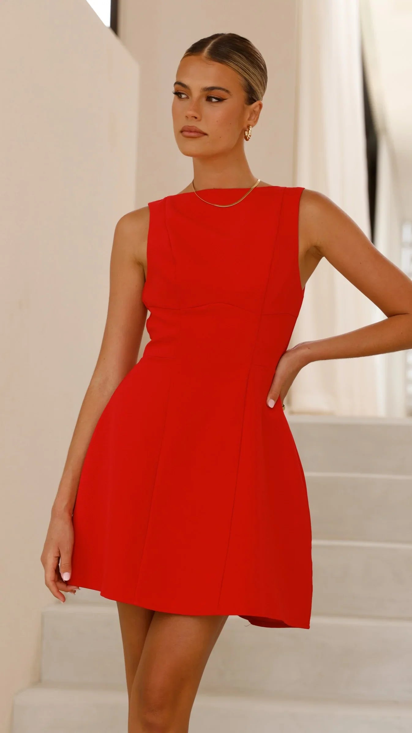 Rafiki Mini Dress Red