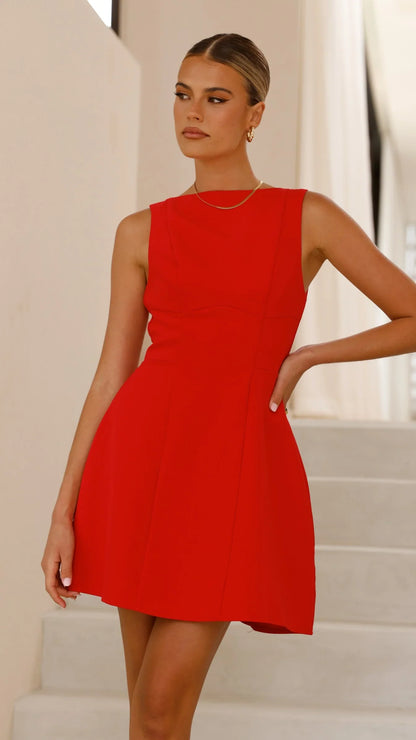 Rafiki Mini Dress Red