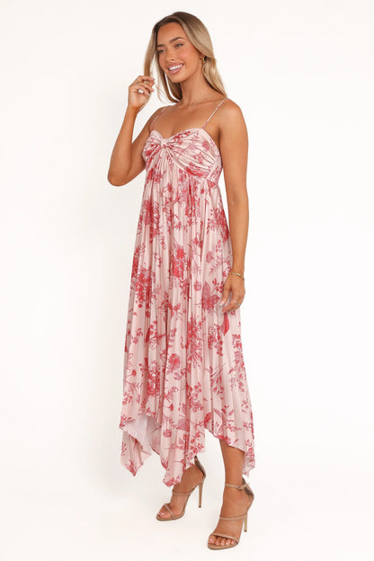 Vikki Dress Red Floral