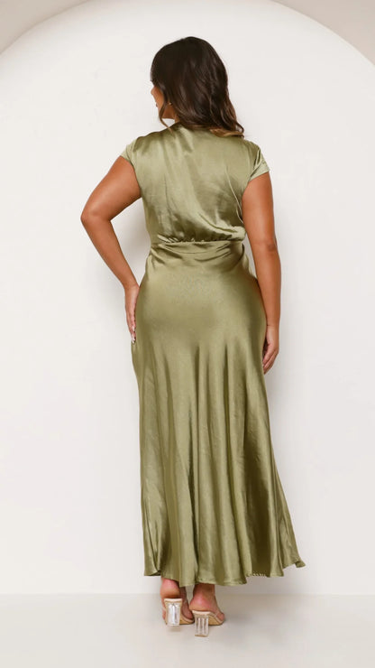 Selma Maxi Dress Olive