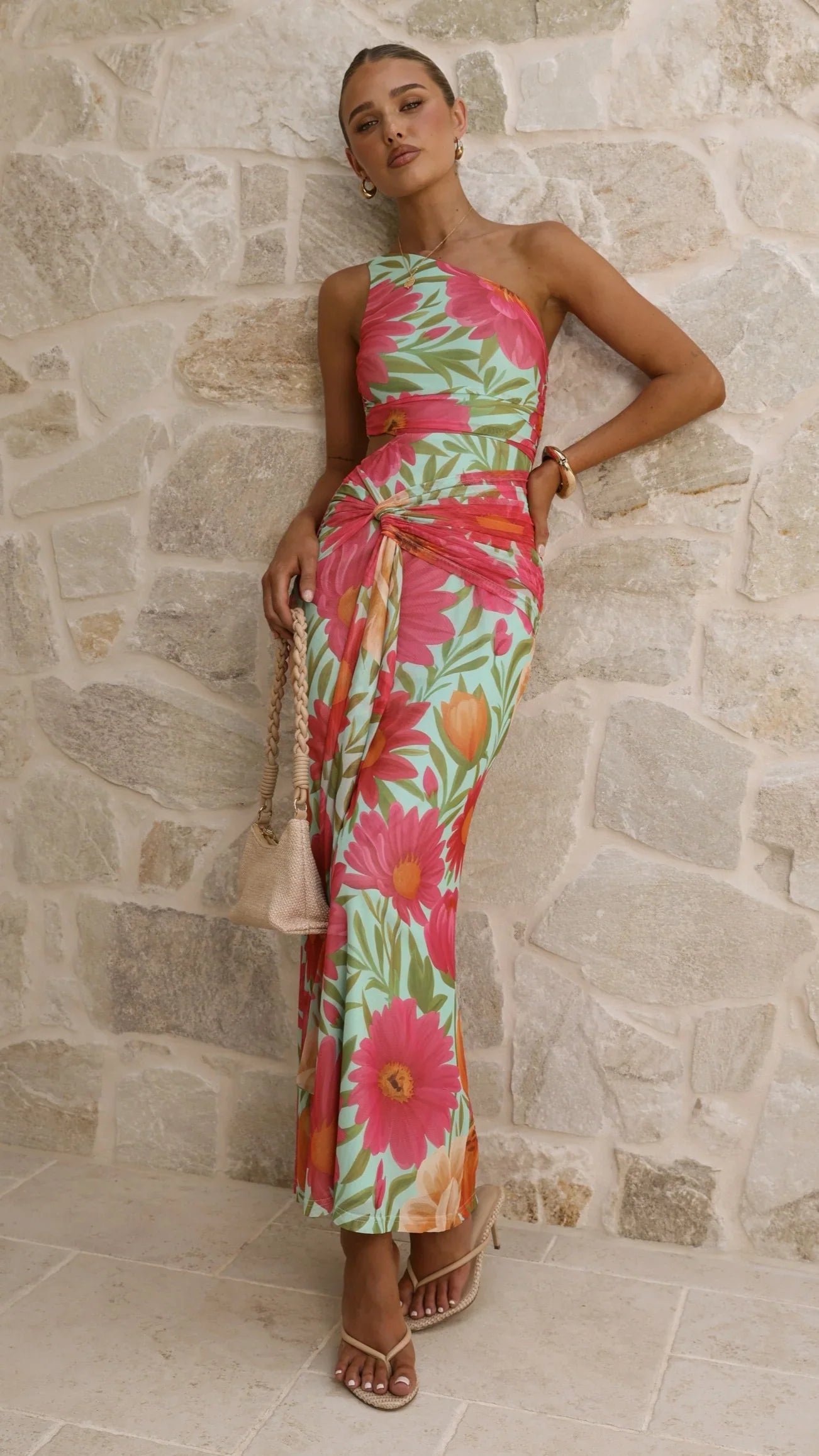 Kourt Maxi Dress Spring Floral