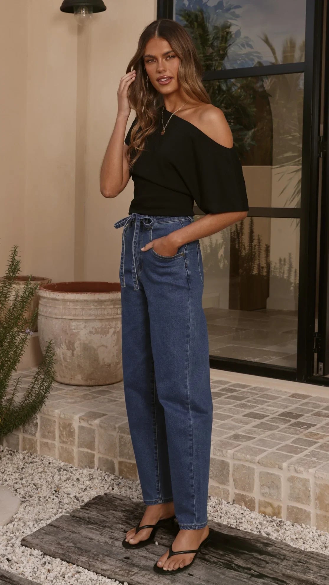 Clove Barrel Jeans Dark Denim
