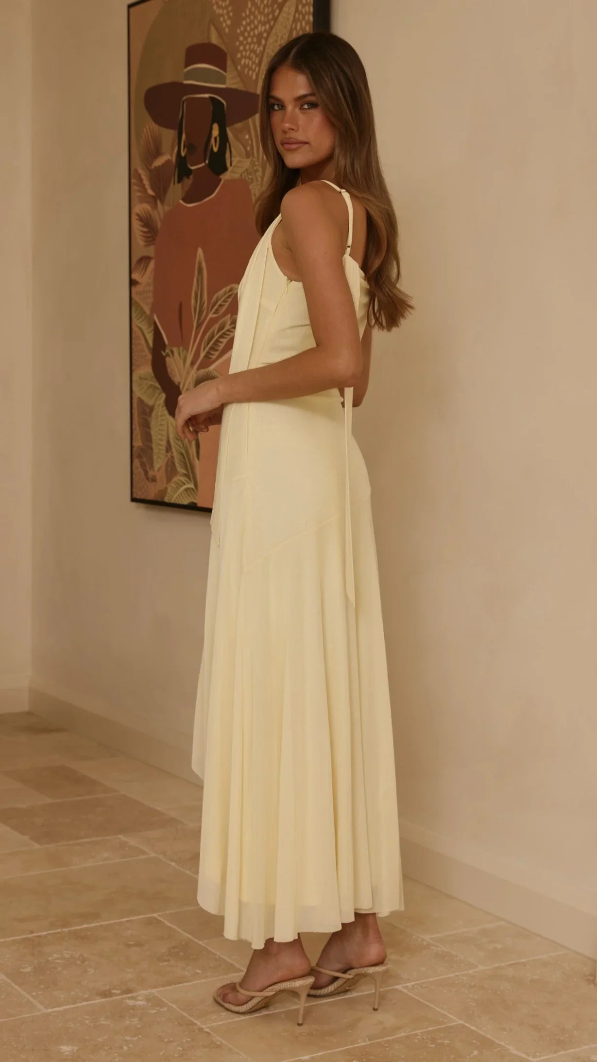 Lucy Maxi Dress Yellow