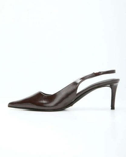 Isaline Leopard Slingback Heels