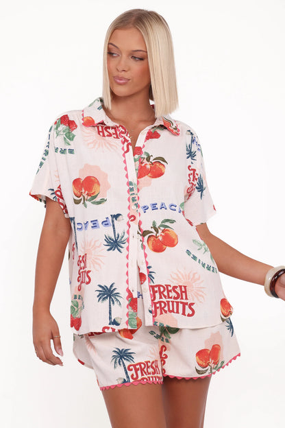 Lars Short Sleeve Shirt Tutti Frutti