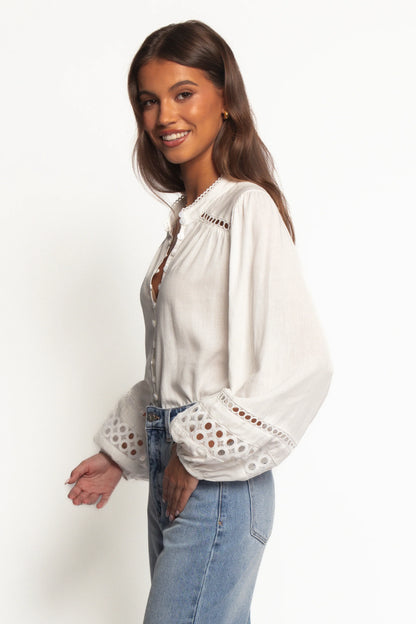 Hani Blouse White