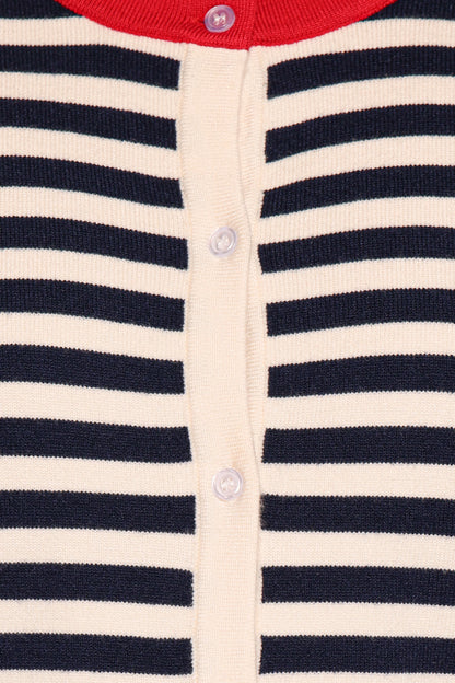Scout Stripe Cardigan Blue Stripe