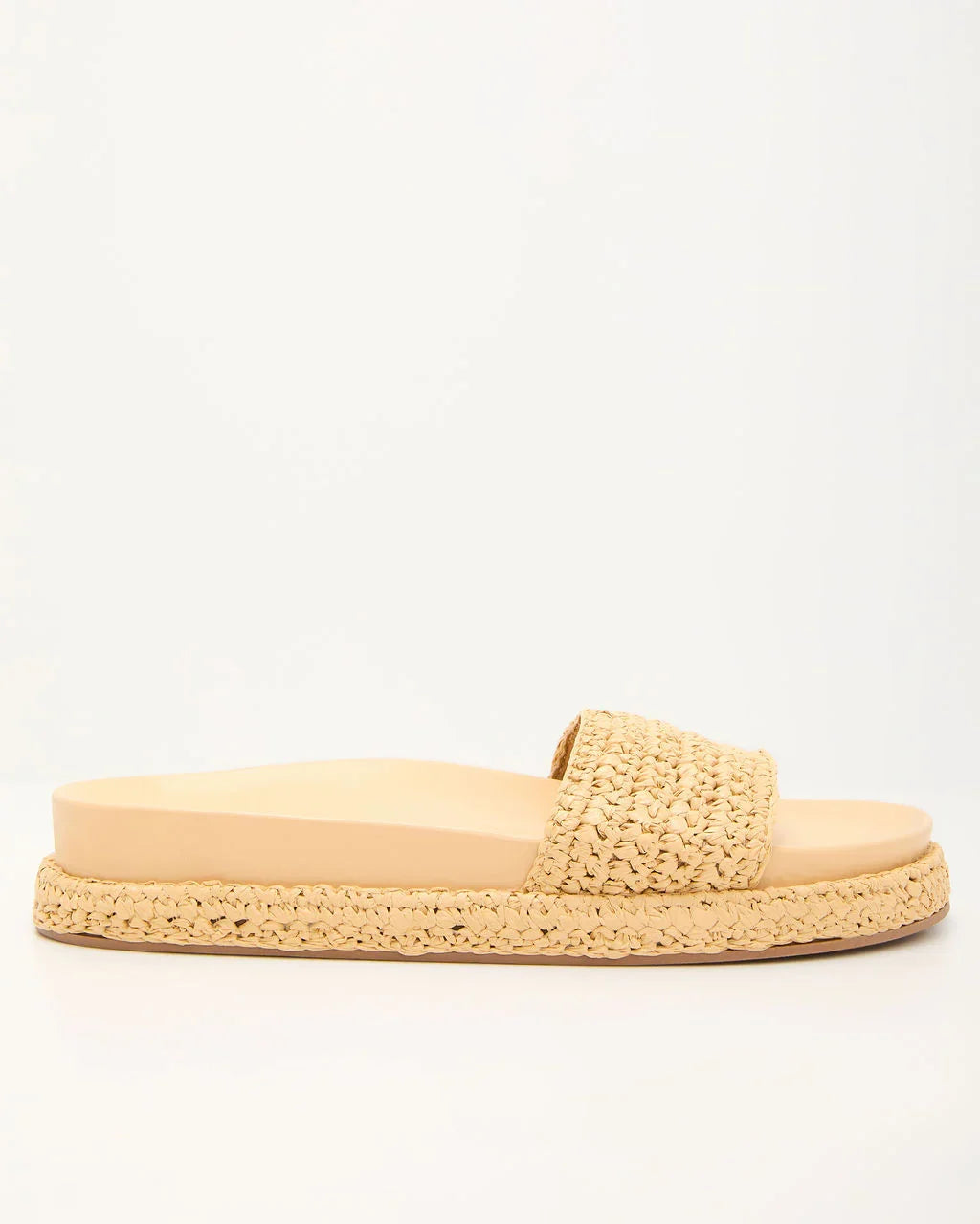 Devena Raffia Platform Sandal