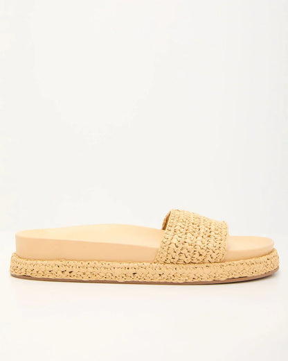 Devena Raffia Platform Sandal