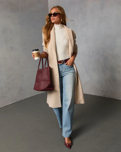 Breezy City Fall Pocketed Coat