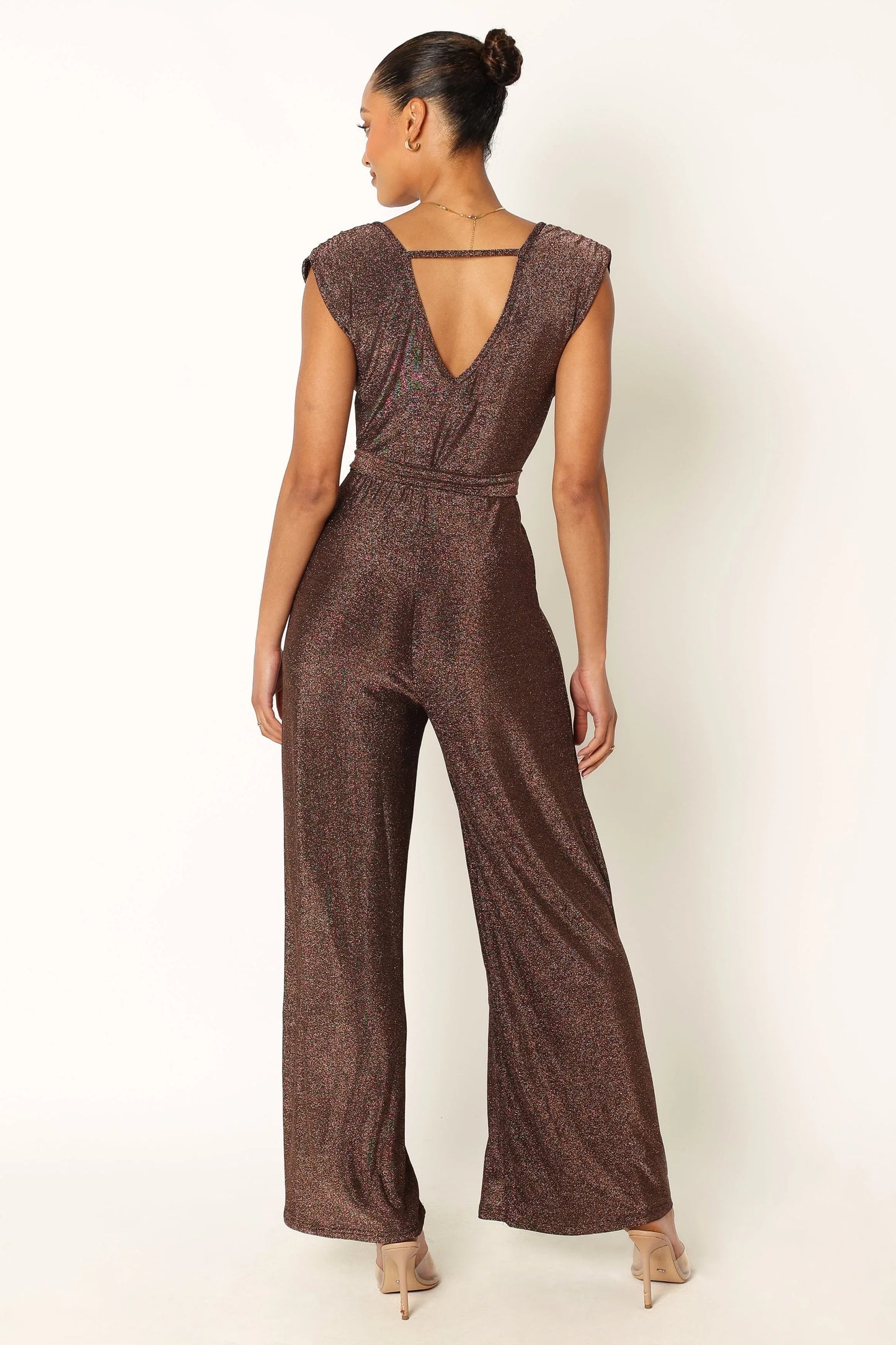 Nora Wide Leg Jumpsuit Chocolate