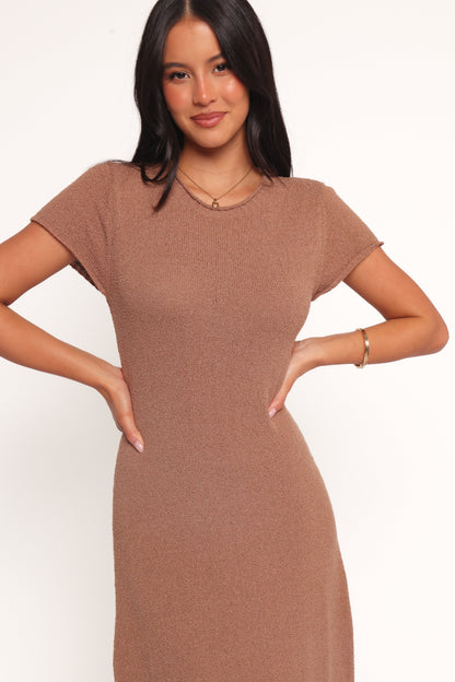 Lowell Knit Maxi Dress Mocha