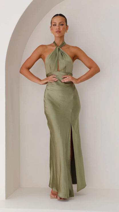 Amalia Maxi Dress Olive
