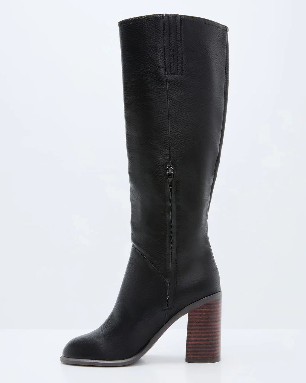 Always Here Block Heel Knee High Boots