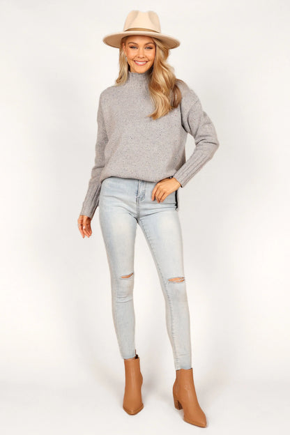 Conny Knit Sweater Grey