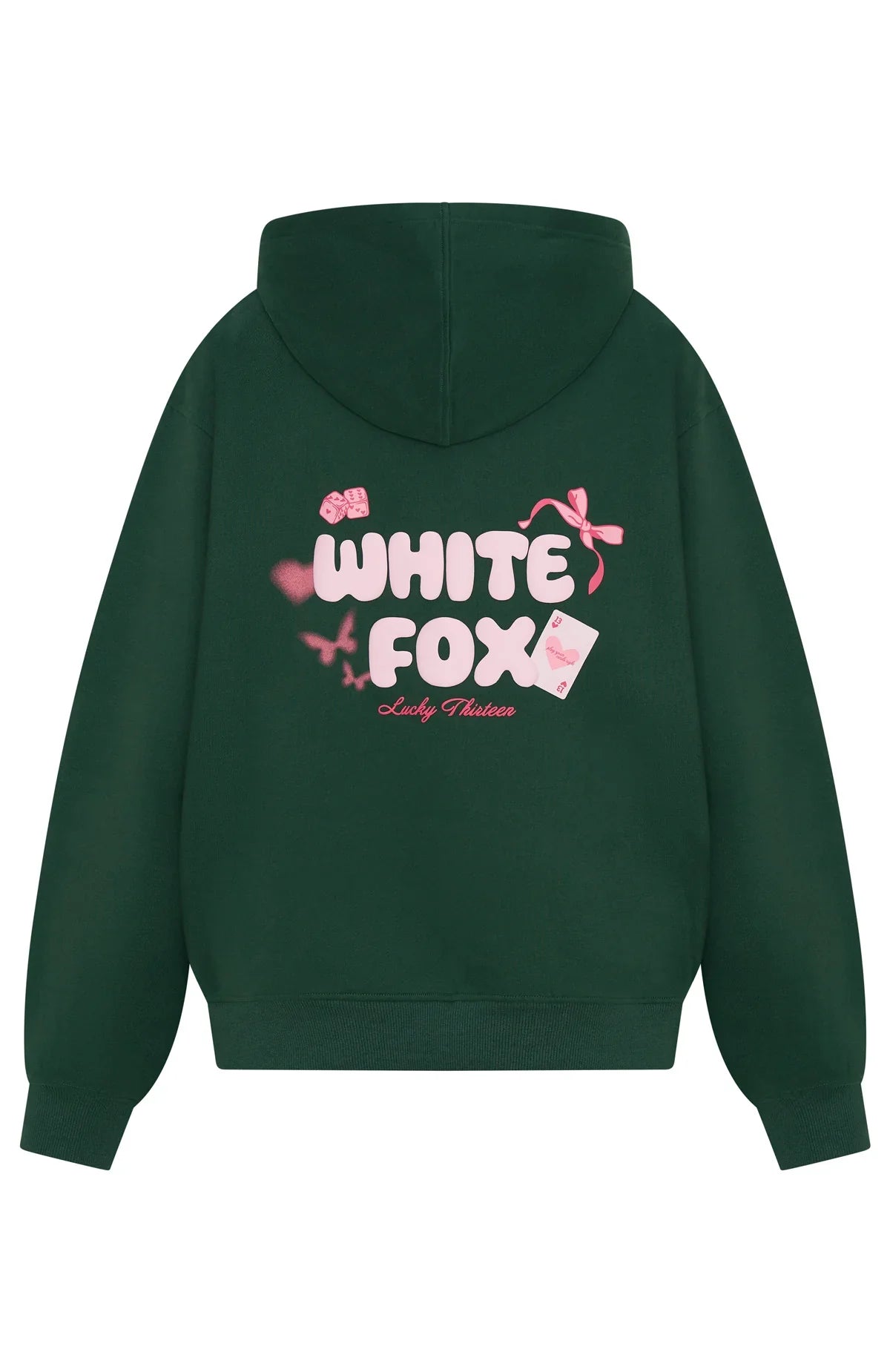 Lucky Thirteen Stephanie Oversized Hoodie Green