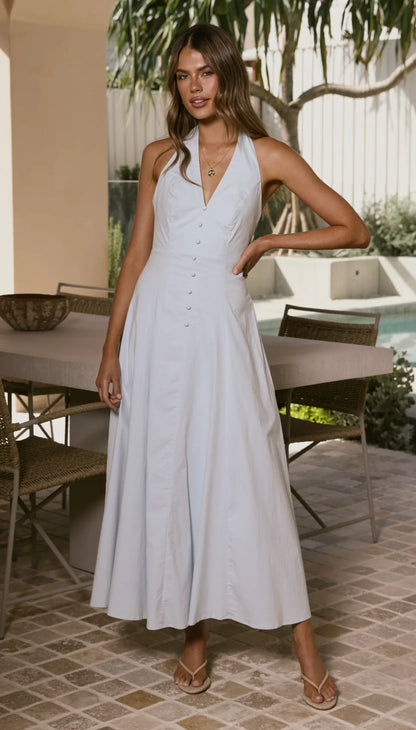 Kaia Maxi Dress Blue