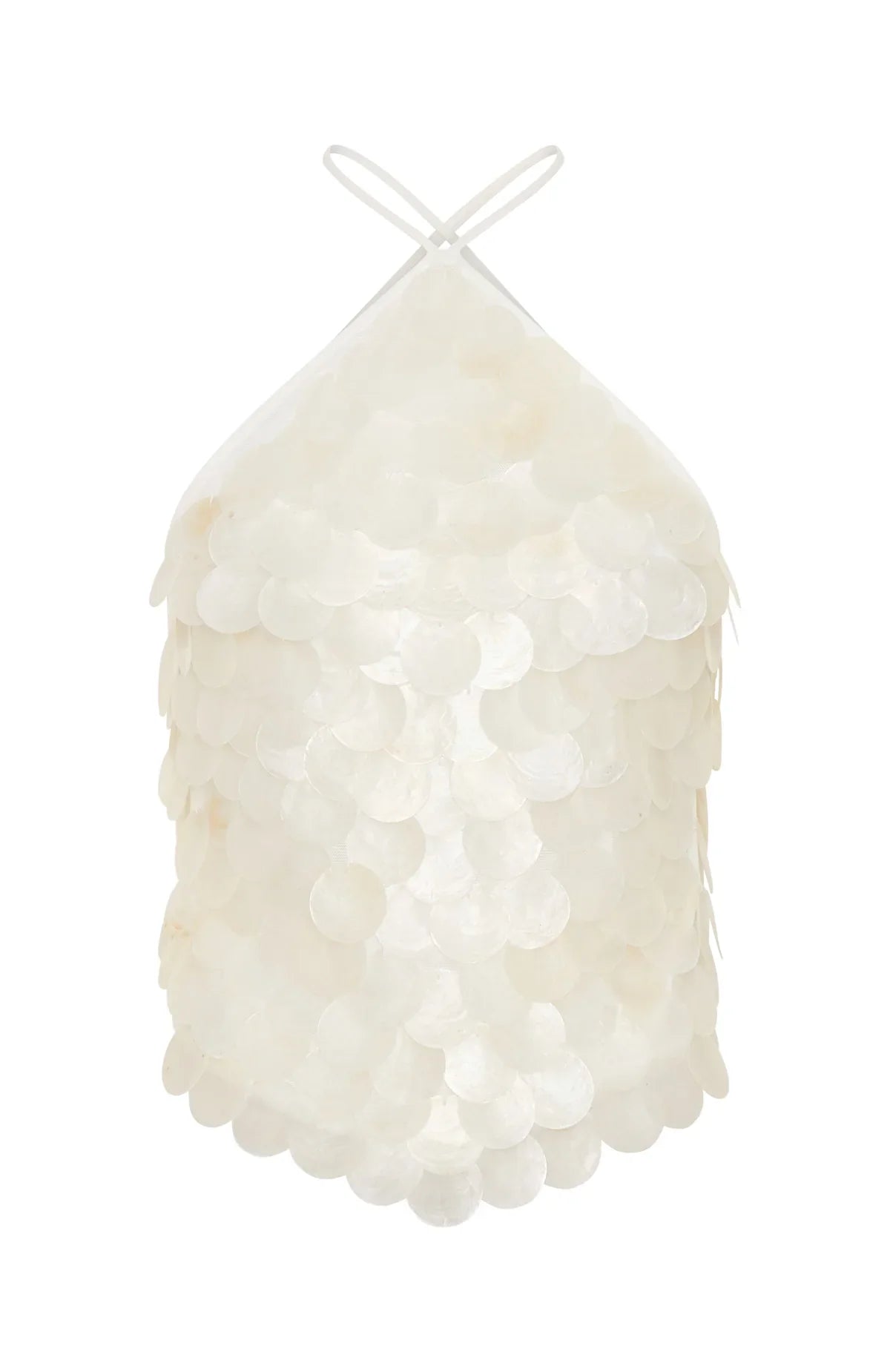 Athens Aura Shell Top White