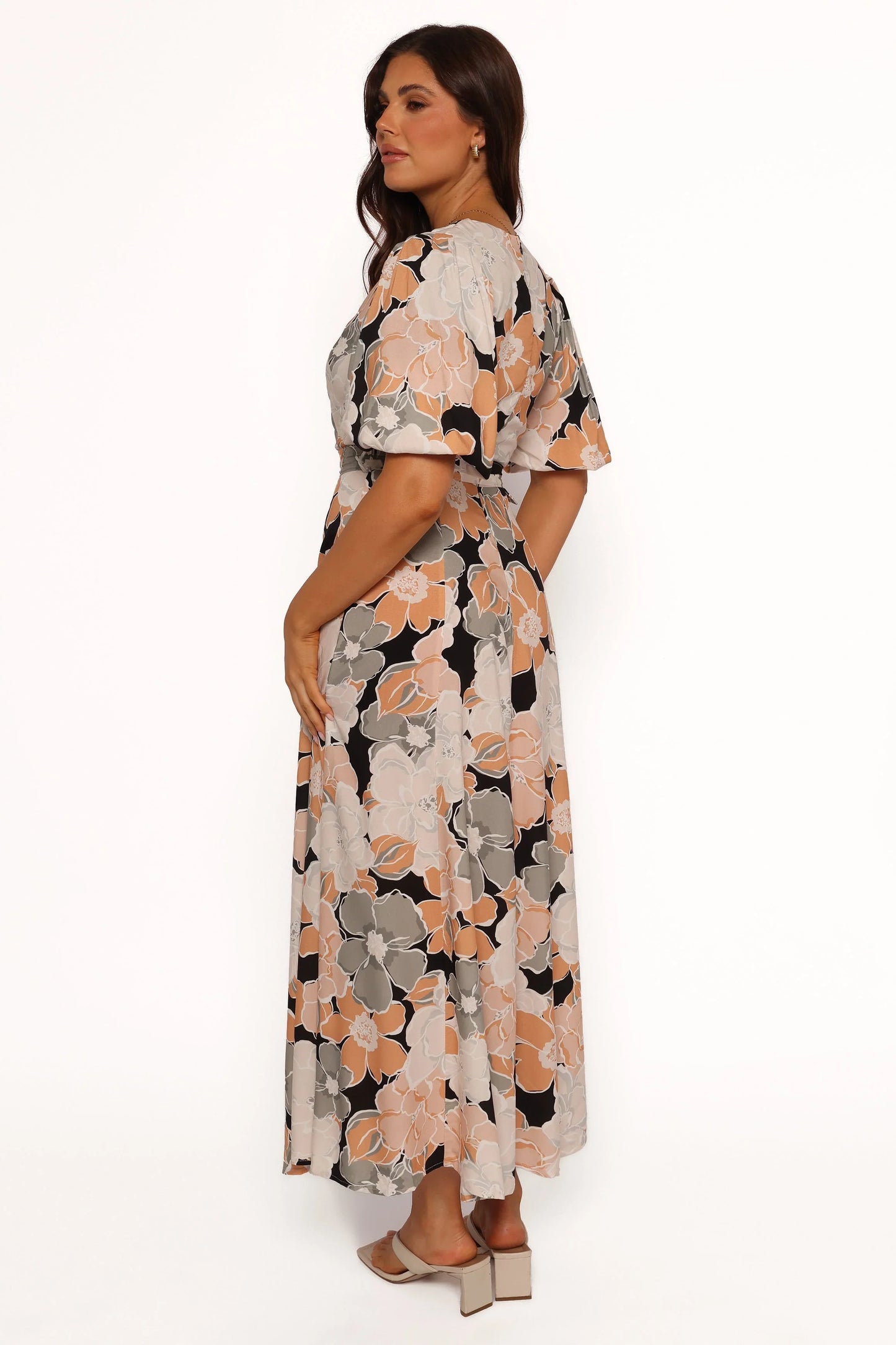 Tiarni Maxi Dress Black Floral