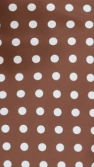 Daphne Maxi Dress Brown Polka