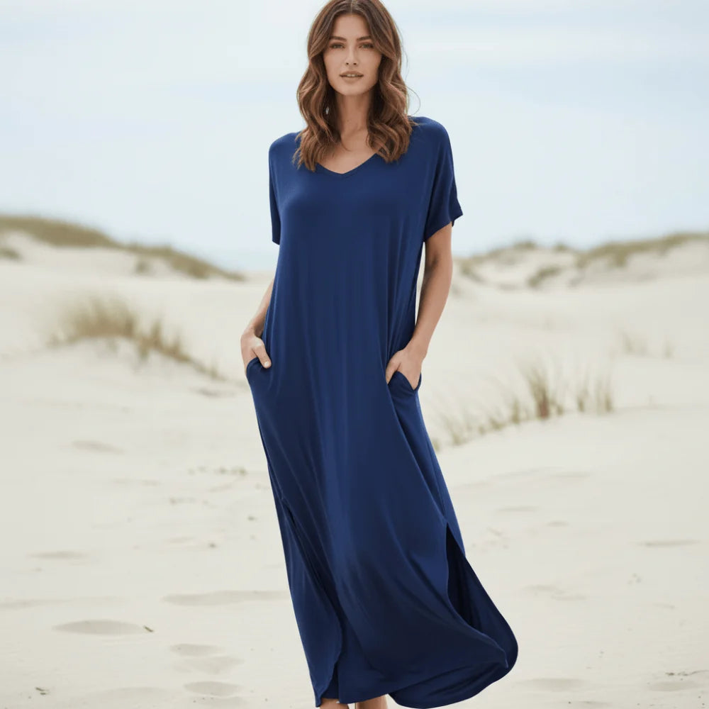 Casual T Shirt Maxi Dress