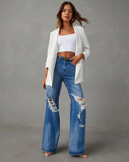 Uptown Girl Pocketed Blazer