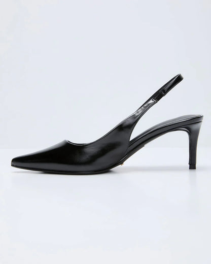 Isaline Leopard Slingback Heels