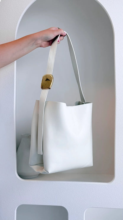 Francesca Shoulder Bag White