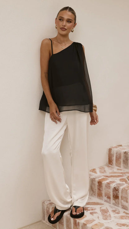 Hazel Top Black